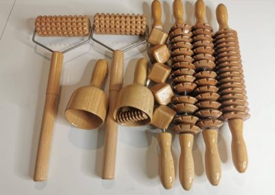outils en bois pour maderotherapie
